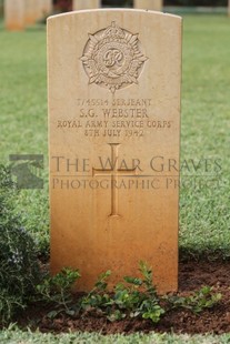 BEIRUT WAR CEMETERY - WEBSTER, STANLEY GORDON